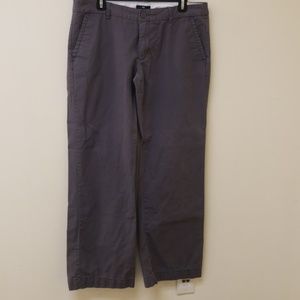 Gray, bootcut pants